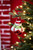 Glass Snowman Christmas Tree Ornaments