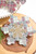 Gray Plaid Snowflake Ornament