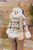 Plush Beige Snowman