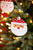 Flat Santa Christmas Tree Ornaments