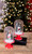 Resin Glass Snowman Cloche