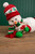 Plush Whimsical Ice Skating Hanging Snowman