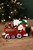 Red Resin Santa Train Presents Tree