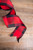 Small Black and Red Buffalo Check Christmas Ribbon