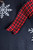 Black and Red Checkered Christmas Tree Ribbon