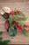 24” Natural Magnolia Pine Berry Christmas Spray