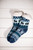 Thermal Slipper Socks Blue