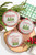 6.6” Buffalo Plaid Metal Christmas Tree Ornaments