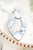 3” Plywood Silver Silhouette Animal Ornament Fox