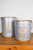 20” Nesting Galvanized Metal Pumpkin Spice Buckets - Set of 2