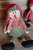 12" Plush Rustic Christmas Shelf Sitter Snowman