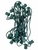25' 12" Spacing C9 Socket Cord