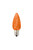 C9 Wonderful LED SMD Bulb (25 bulbs/box) - Faceted, Orange