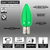 Smooth Green C9 Wonderful LED Light Bulb
