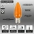 Smooth Blue C9 Wonderful LED Light Bulb Info