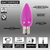 C9 Wonderful LED SMD Bulb info - Frosted, Pink