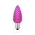 C9 Elite LED SMD Bulb (25 bulbs/box) - Platinum Faceted, Pink