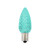 C9 Elite LED SMD Bulb (25 bulbs/box) - Platinum Faceted, Teal