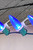 Smooth Blue C9 Platinum Elite LED Light Bulbs on Roofline
