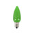 C9 Elite LED SMD Bulb (25 bulbs/box) - Frosted, Green