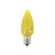 C9 Elite LED SMD Bulb (25 bulbs/box) - Frosted, Yellow