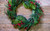 30" Red Berry Magnolia Leaf Wreath