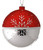 150MM VP Glitter 2-tone Snowflake Ball Ornament