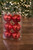 8 CM Red Mercury Ball Ornament - Box of 6