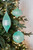 4-7" Mint Glitter Sweet Shoppe Ornament - 3 Pc/Bx