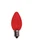 C7 LED SMD Bulbs - Faceted, Red