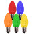 C7 LED SMD Bulbs - Faceted, Multi
