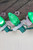 C7 LED SMD Bulbs (25 bulbs/box) - Faceted, Green