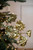 32” Gem Glitter Holly Leaf Christmas Spray - Gold