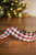 2.5” x 10 Yard Checker Merry Christmas Ribbon