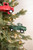 Metal Holiday Green Truck W/ Tree Ornament