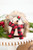 4” Felt Big Hedgehog with Berries Ornament