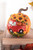 Orange Resin Harvest Pumpkin Red Truck Back