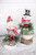 8.2” Resin Snowman Figurine W/ Pine & Berry Accents