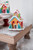 3” Acrylic Light Up Gingerbread Two Story House Ornament