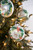 4” Glass Wreath "Joy" Ornament
