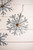 8” Galvanized Metal Snowflake Ornament 8 Point