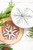 8” Galvanized Metal Snowflake Ornaments