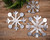 Wood and Metal Snowflake Ornament Group