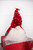 11” B/O Lighted Plush Holiday Gnome with Red Sequin Hat