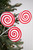 20” Red and White Peppermint Swirl Candy Stem