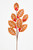 28” Gingerbread Leaf Spray with Red Berries