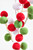 28” Felt Ball Spray Close Up