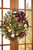 30” Cordless Prelit Crimson & Gold Holiday Wreath