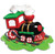 3.5" Choo Choo Train Customizable Ornament Close Up