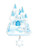 6" Ice Castle Customizable Ornament Close Up
